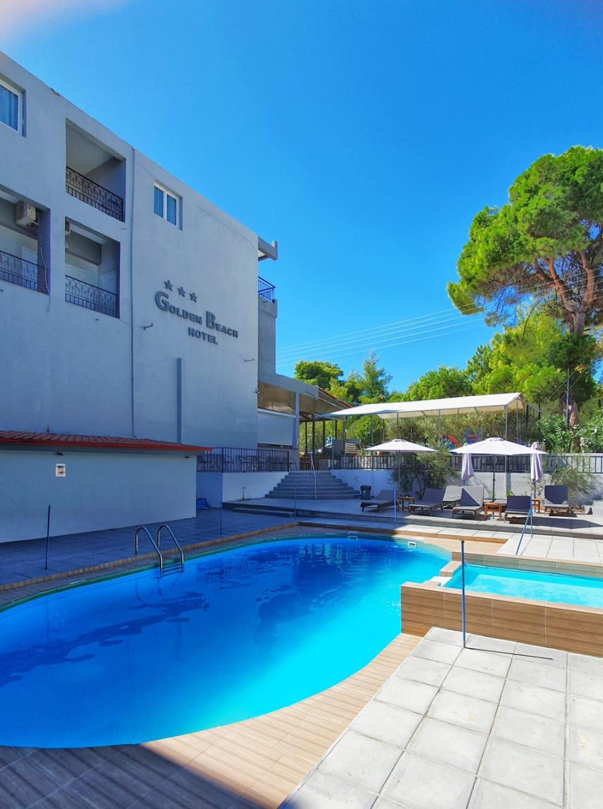 Golden Beach Hotel Metamorfosi  Bagian luar foto